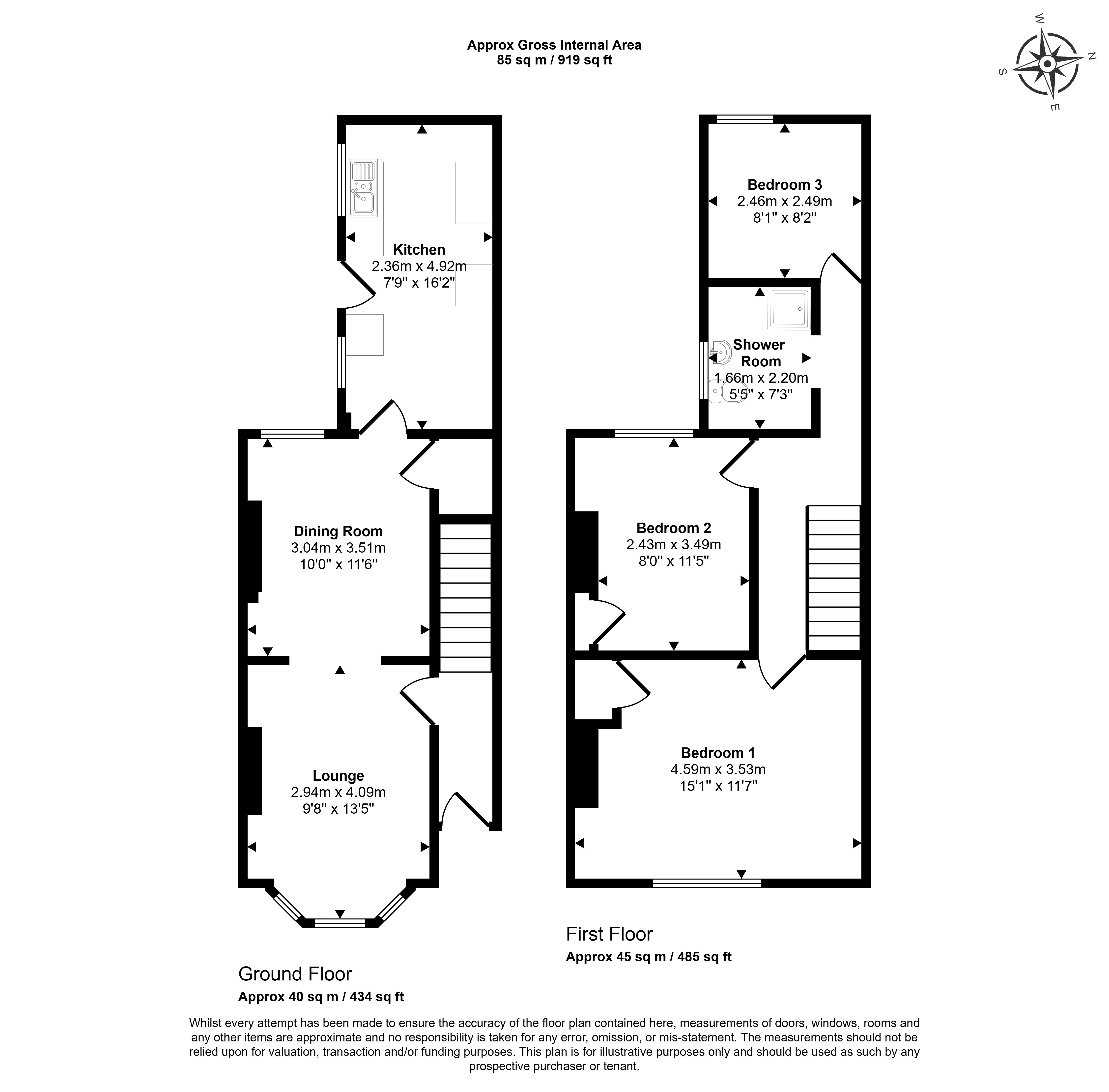 35 School Road, Irchester, 35 School Road, Irchester, Wellingborough floorplan