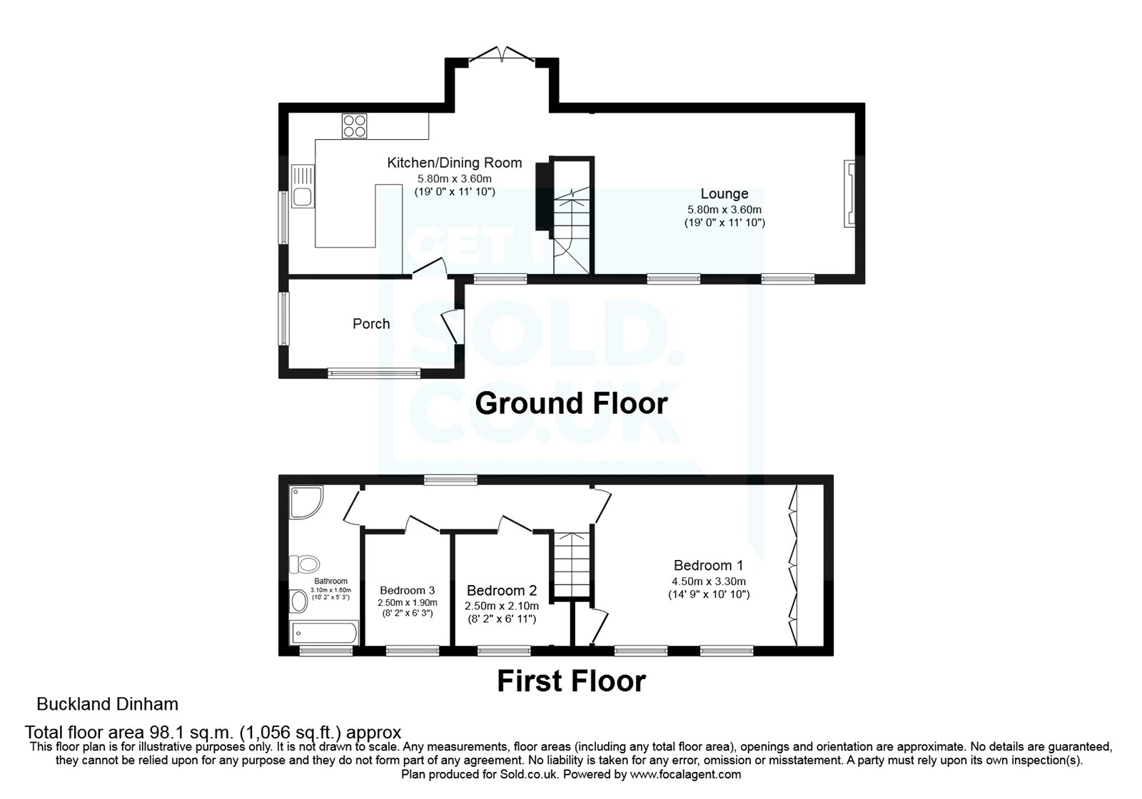 Buckland Dinham, Frome, Somerset BA11, 3 bedroom semidetached house