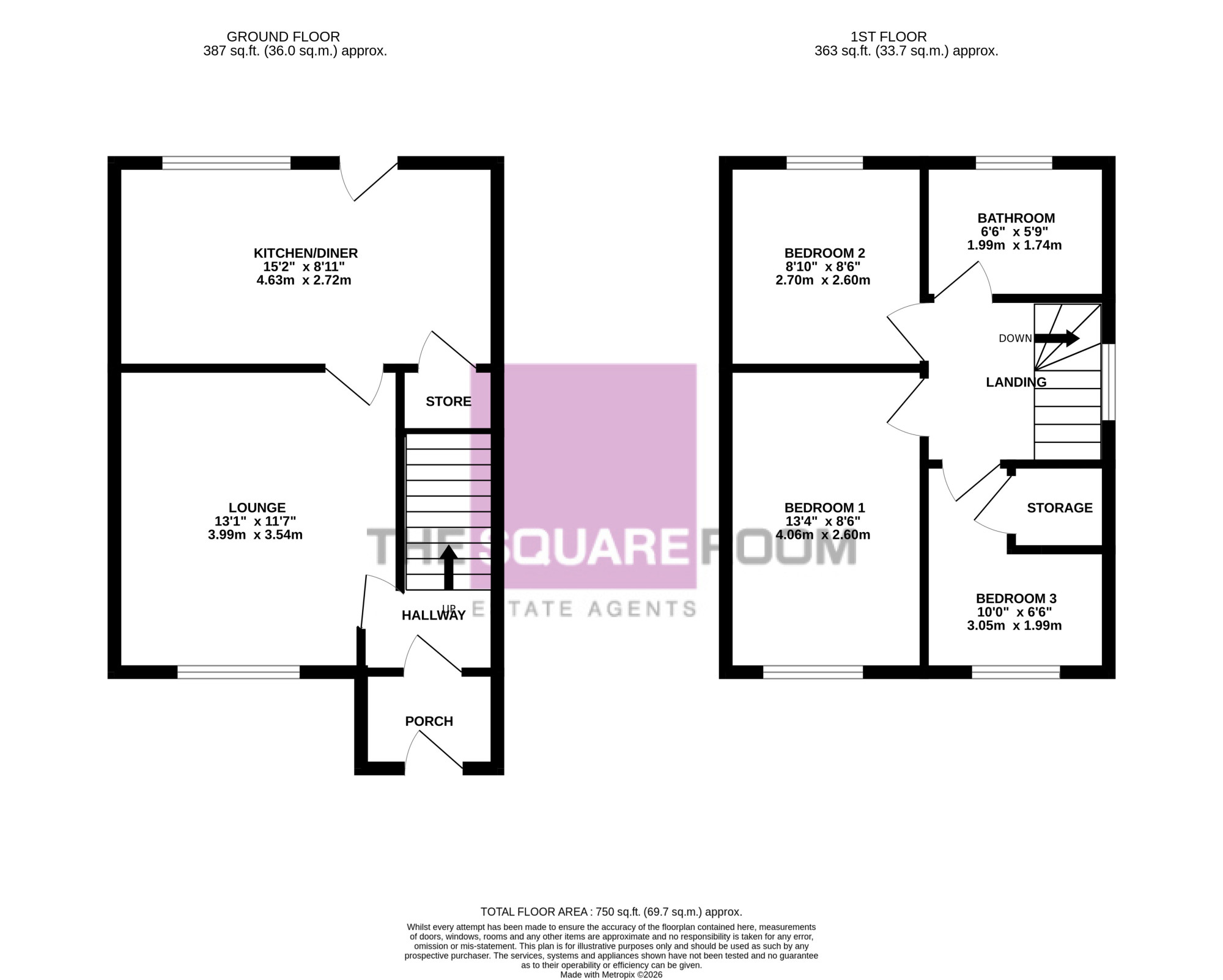 24, Rowntree Avenue, Fleetwood floorplan