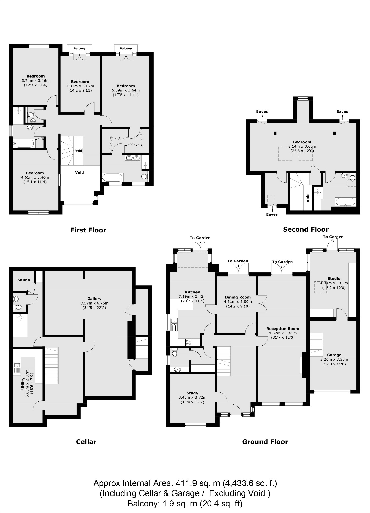 Foxes Dale, London floorplan