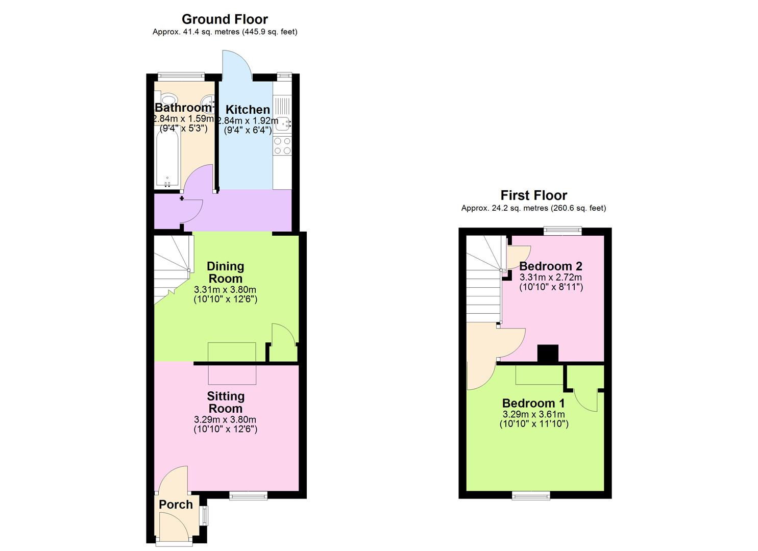 19, Hereford Road, Leominster floorplan