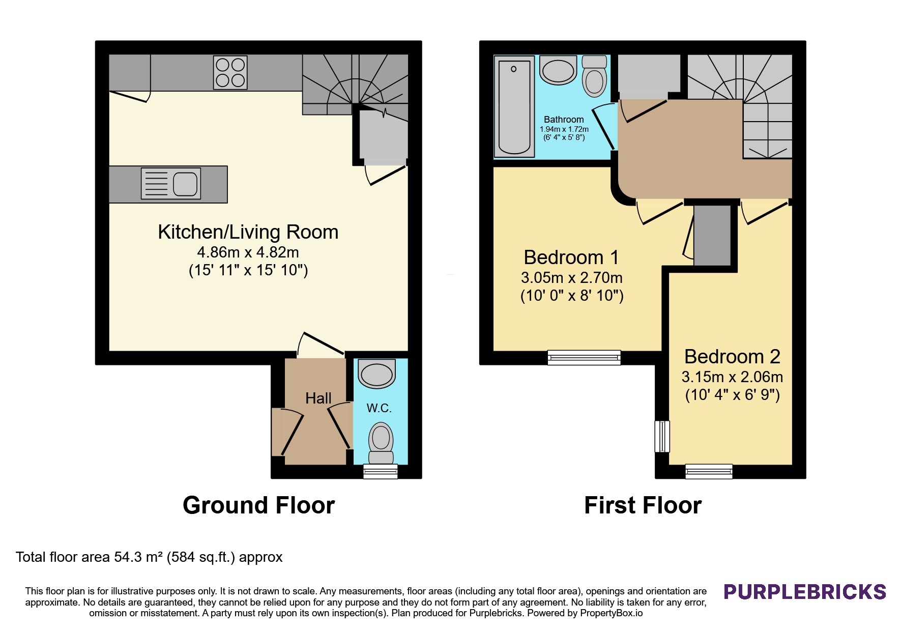 32, Inkerman Close, Bristol floorplan