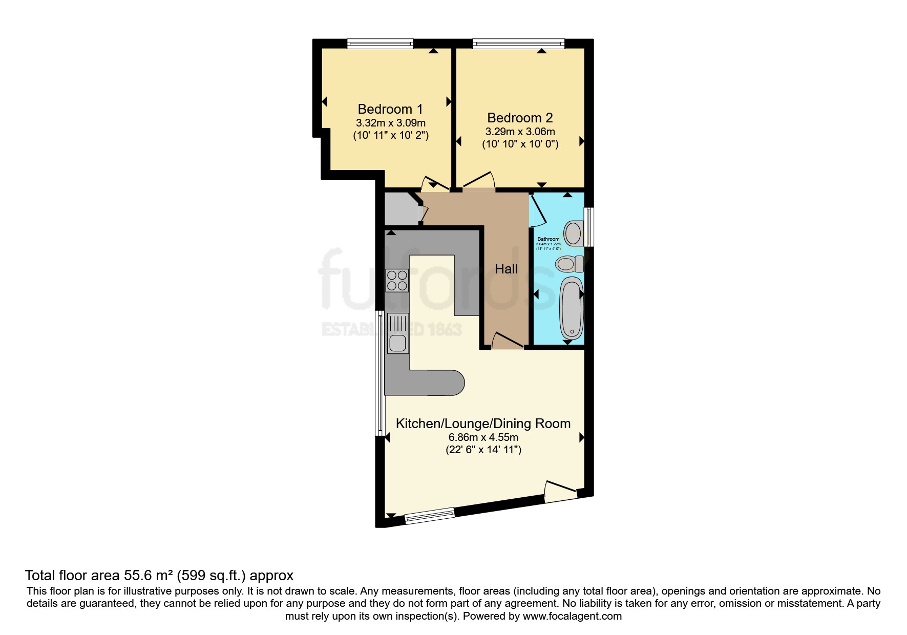 1 The Penthouse Flats,, St. Peters Hill, Devon floorplan