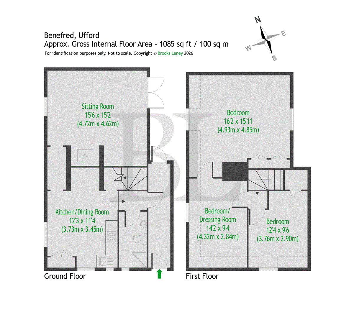 Benefred, Spring Lane, Woodbridge floorplan