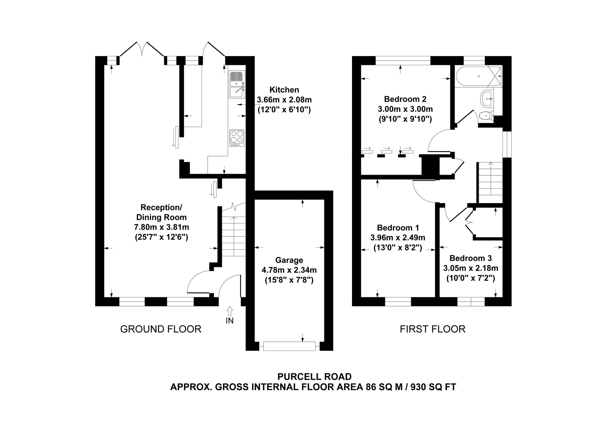51 Purcell Road, Oxford floorplan