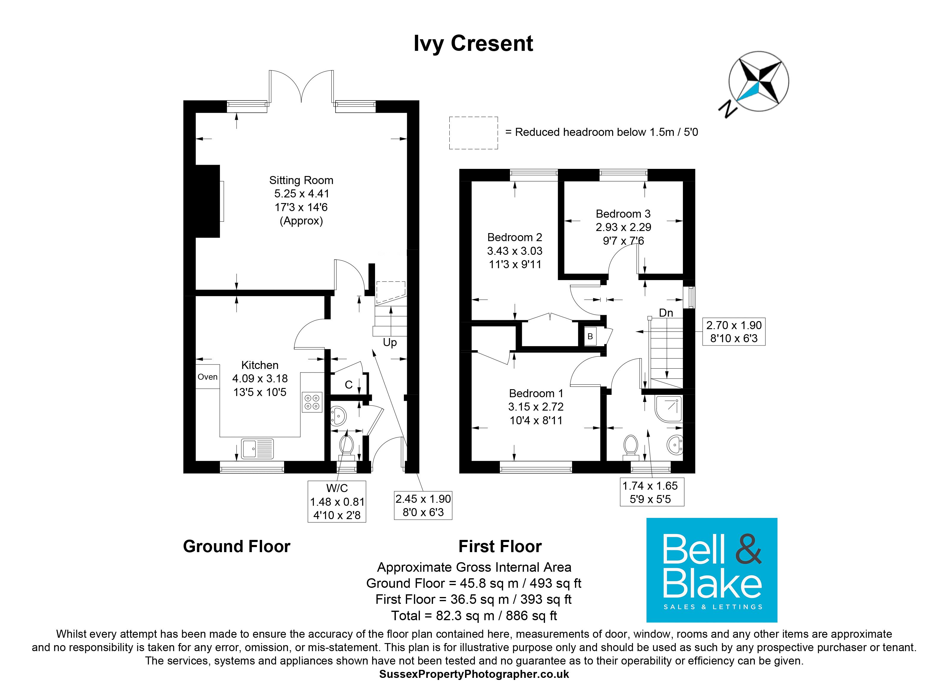 10, Ivy Crescent, Bognor Regis floorplan