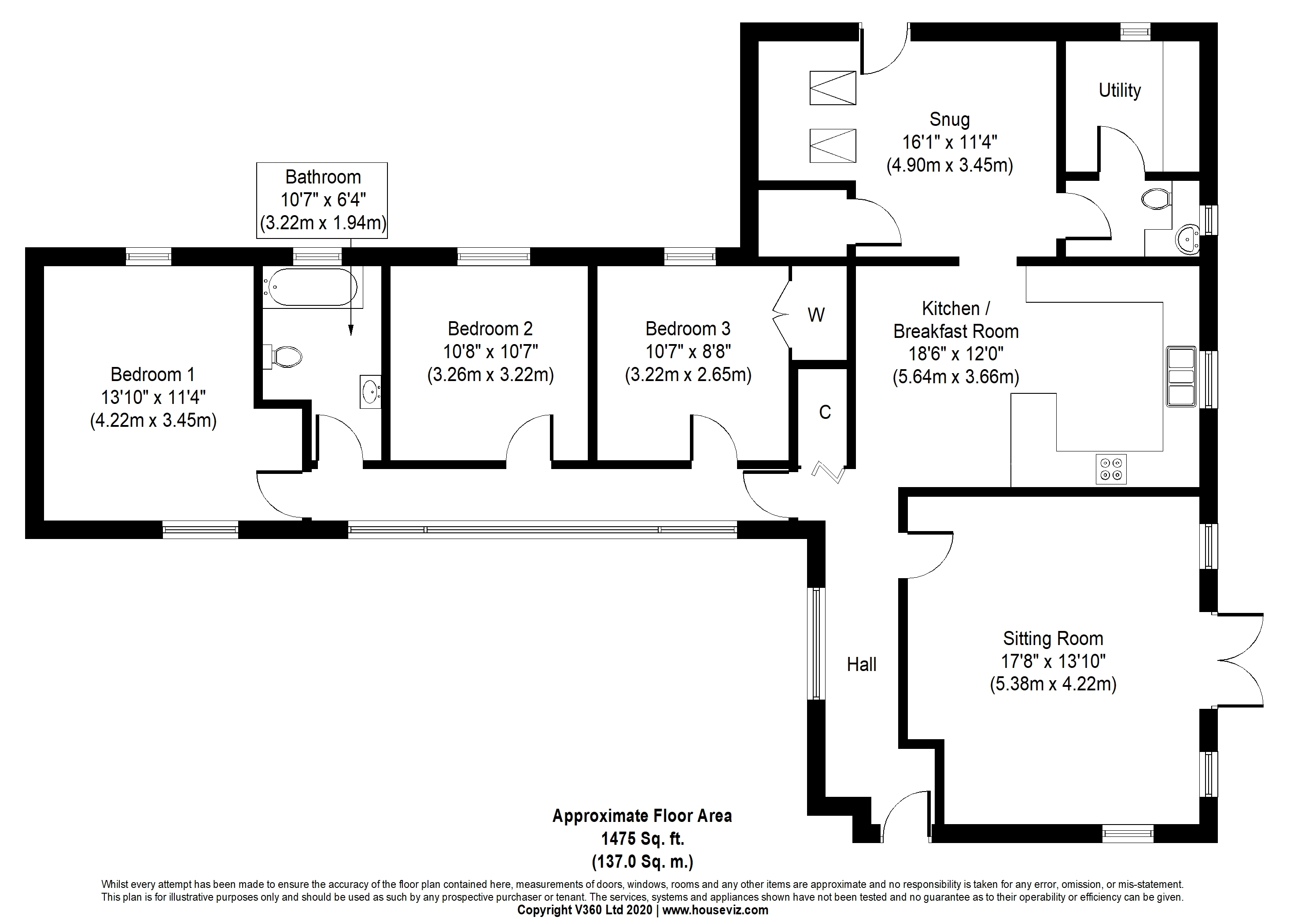 Farley Green, Wickhambrook, Suffolk CB8, 3 bedroom detached house for
