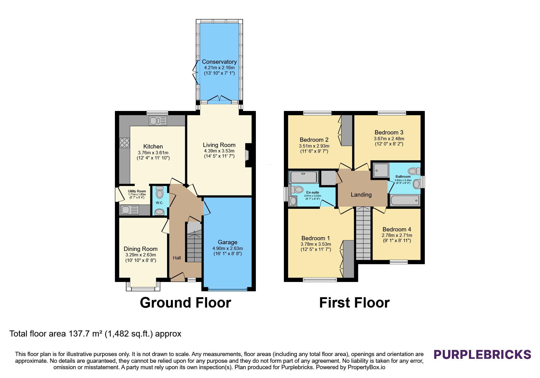 7, Westmoor Close, Rotherham floorplan