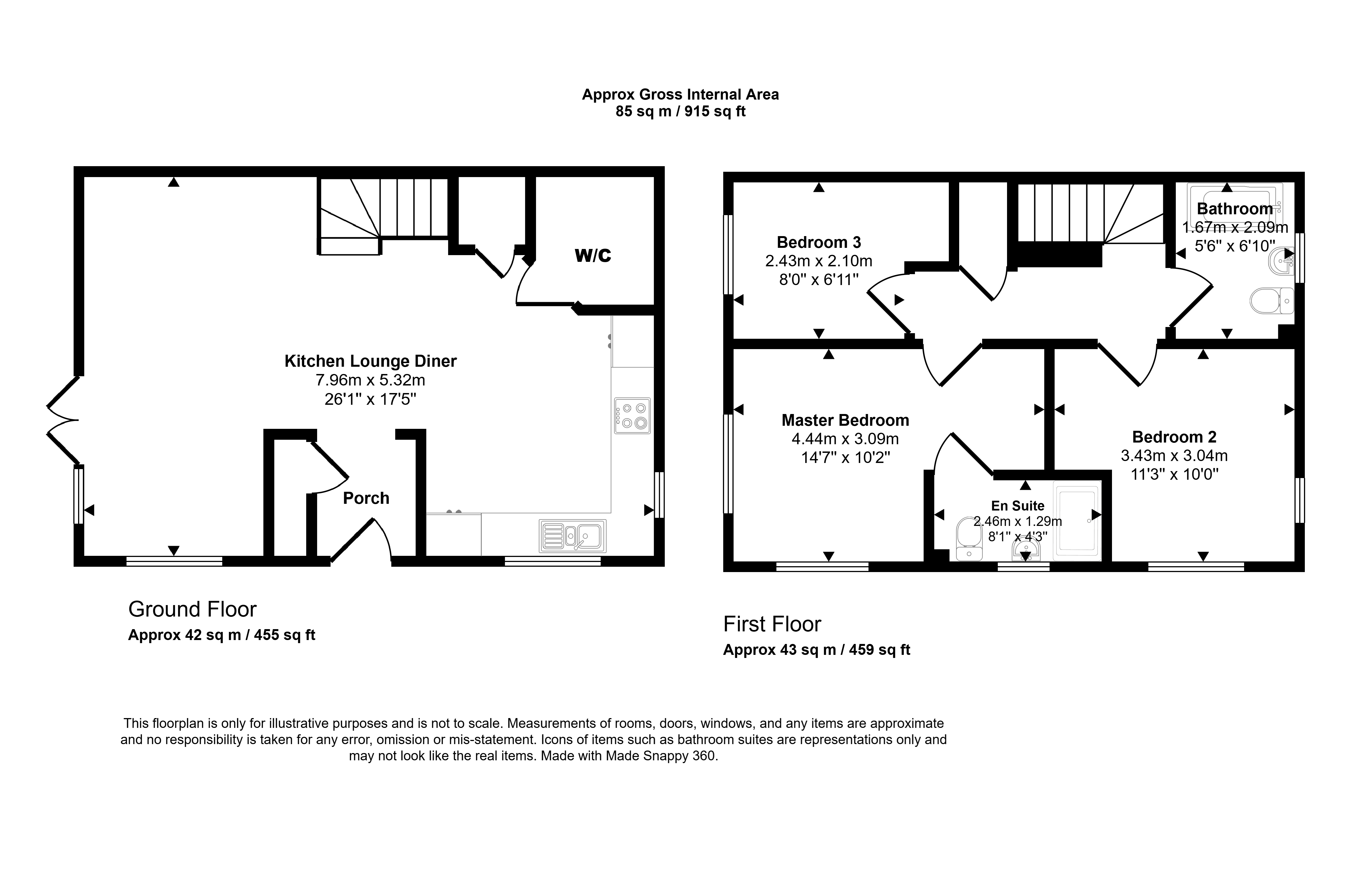 3, Pickering Wynd, Wingate floorplan