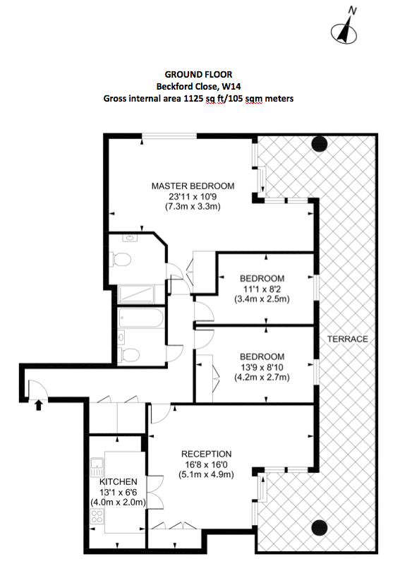 3 Bedrooms Flat for sale in Warren House, Beckford Close, Kensington, London W14