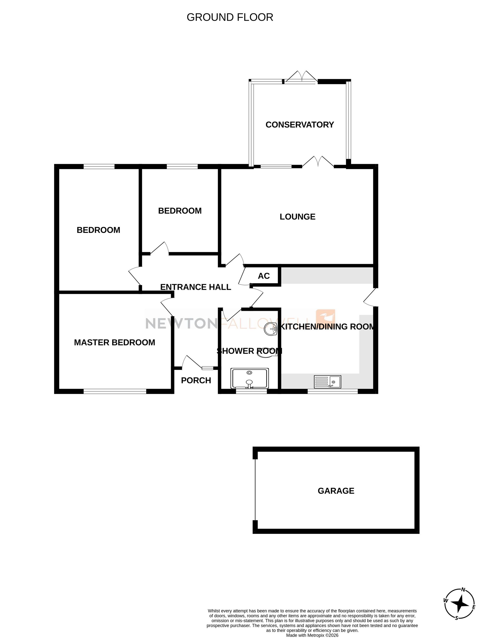 3 Chelmsford Drive, Grantham floorplan