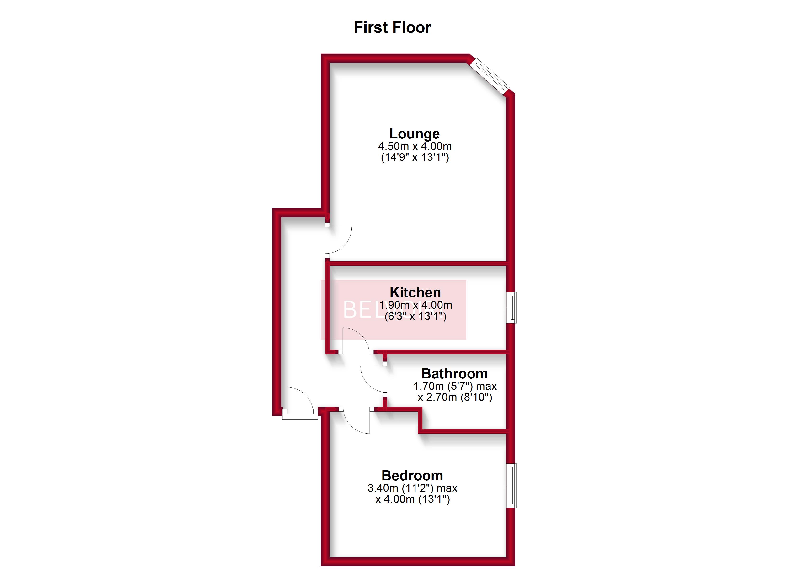 1 Bedrooms Flat to rent in Millburn Street, Falkirk FK2
