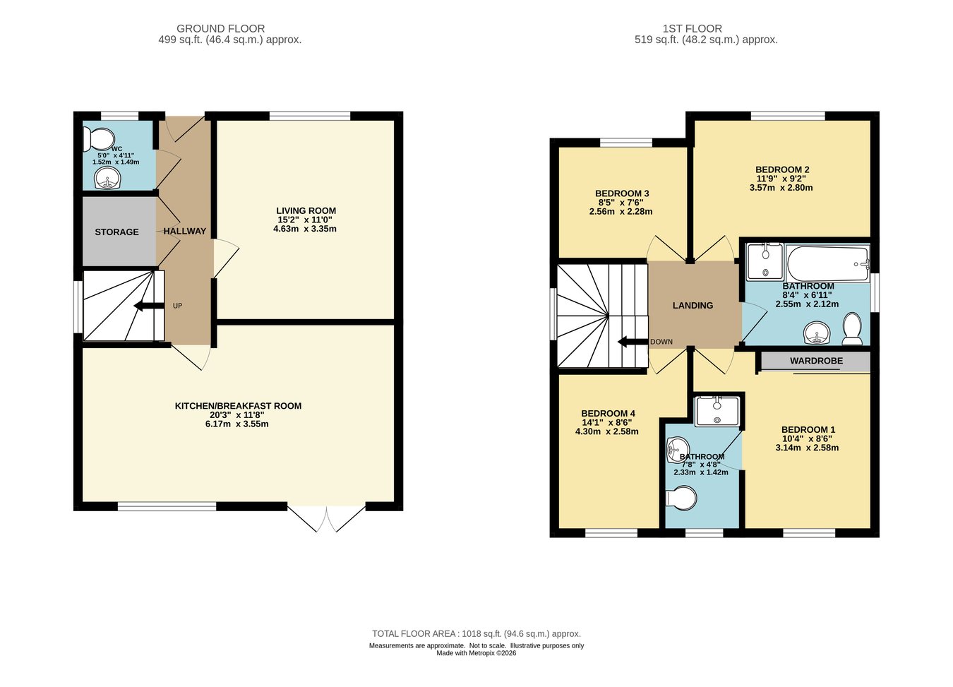 3, Winnow Close, Wimborne floorplan