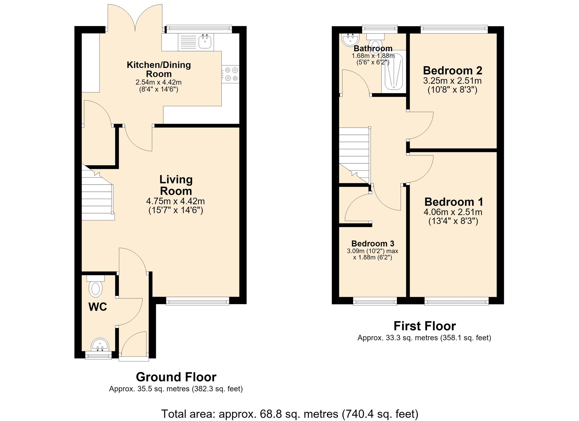 1 Abbeydale Way, Accrington floorplan