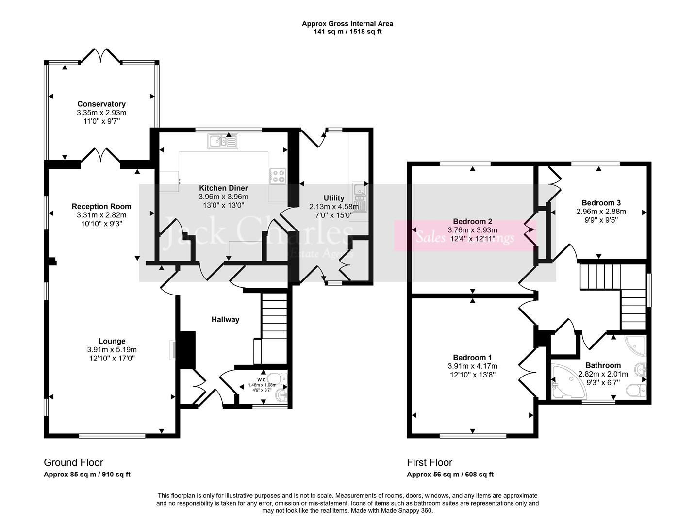 64B, London Road, Maidstone floorplan