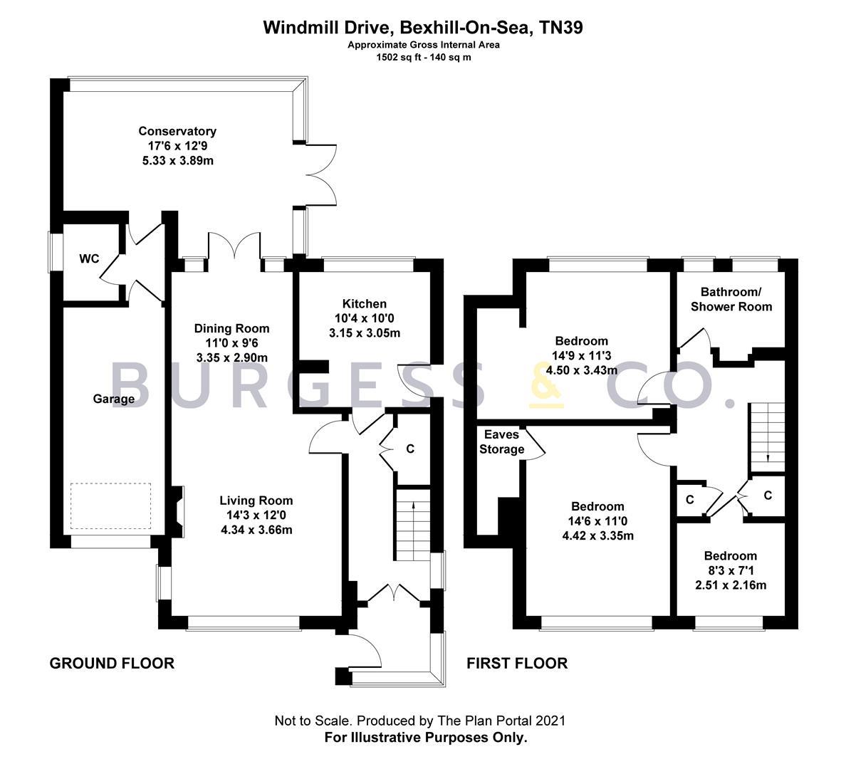 13, Windmill Drive, Bexhill-On-Sea floorplan