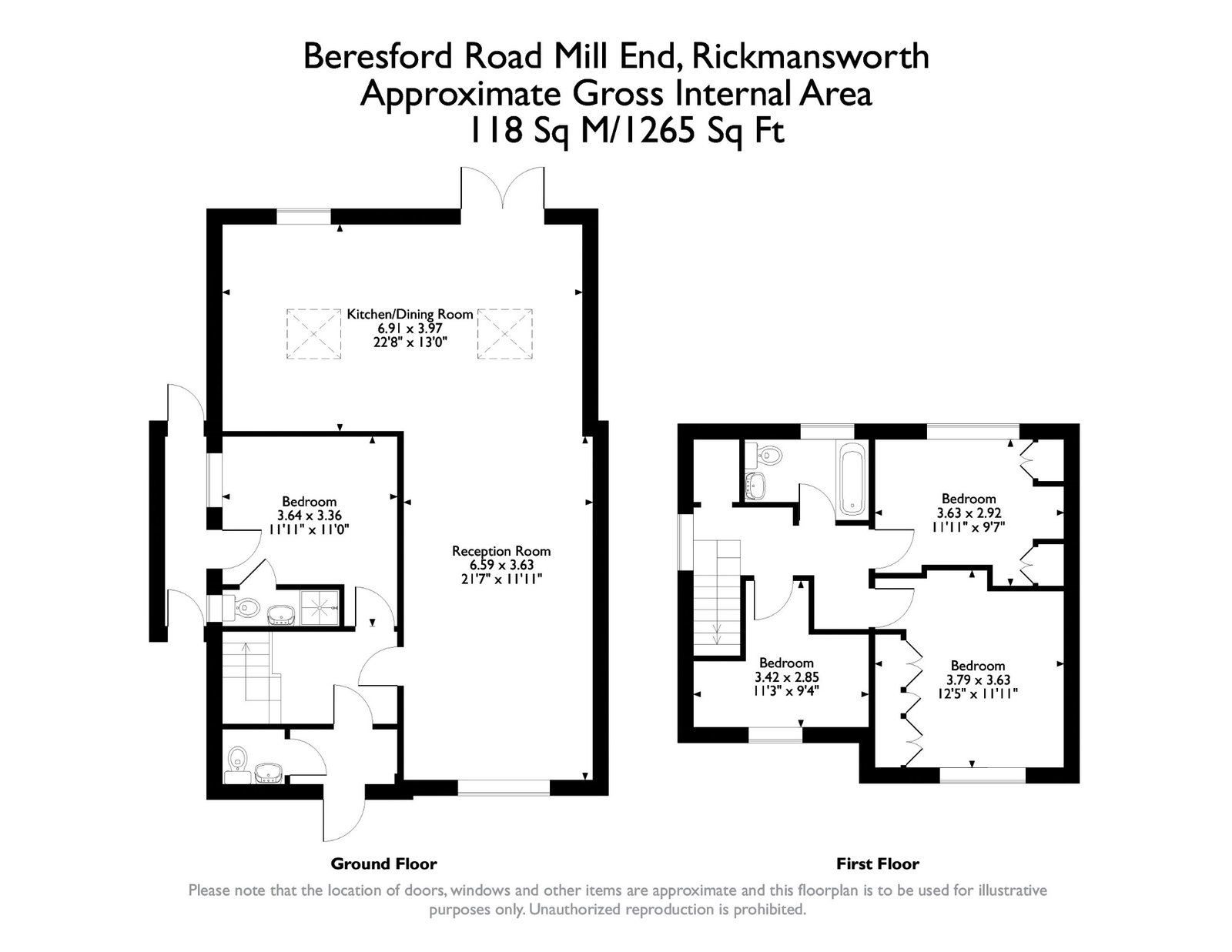 12, Beresford Road, Rickmansworth floorplan