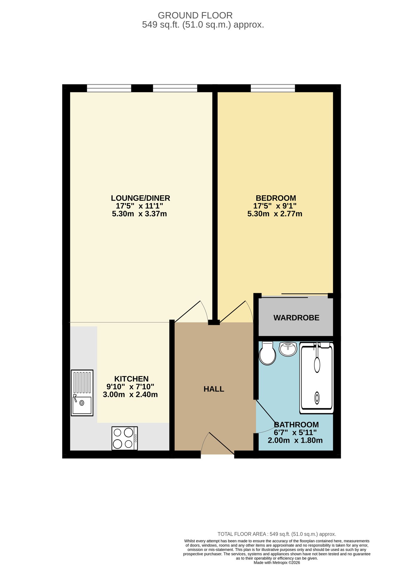 Belmont, Terminus Road, Bexhill-on-Sea floorplan