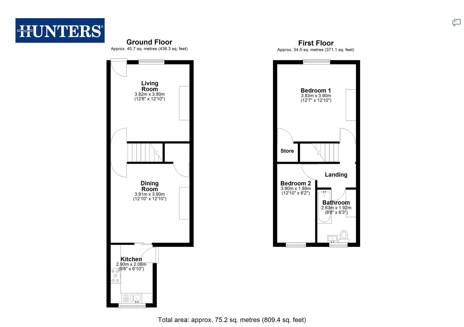 52, Cambridge Street, Normanton floorplan