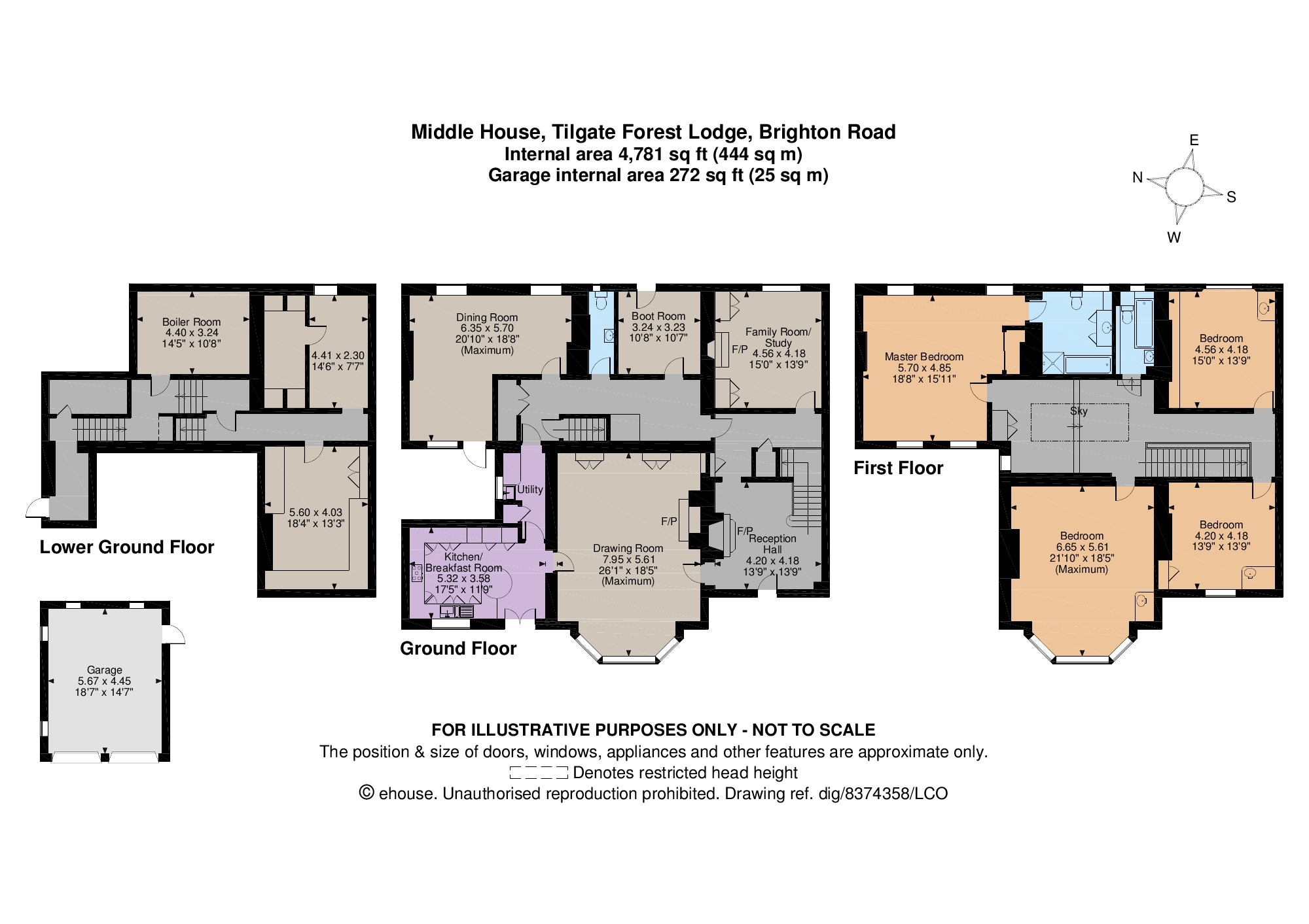 4 Bedrooms Terraced house for sale in Tilgate Forest Lodge, Brighton Road, Handcross, West Sussex RH11