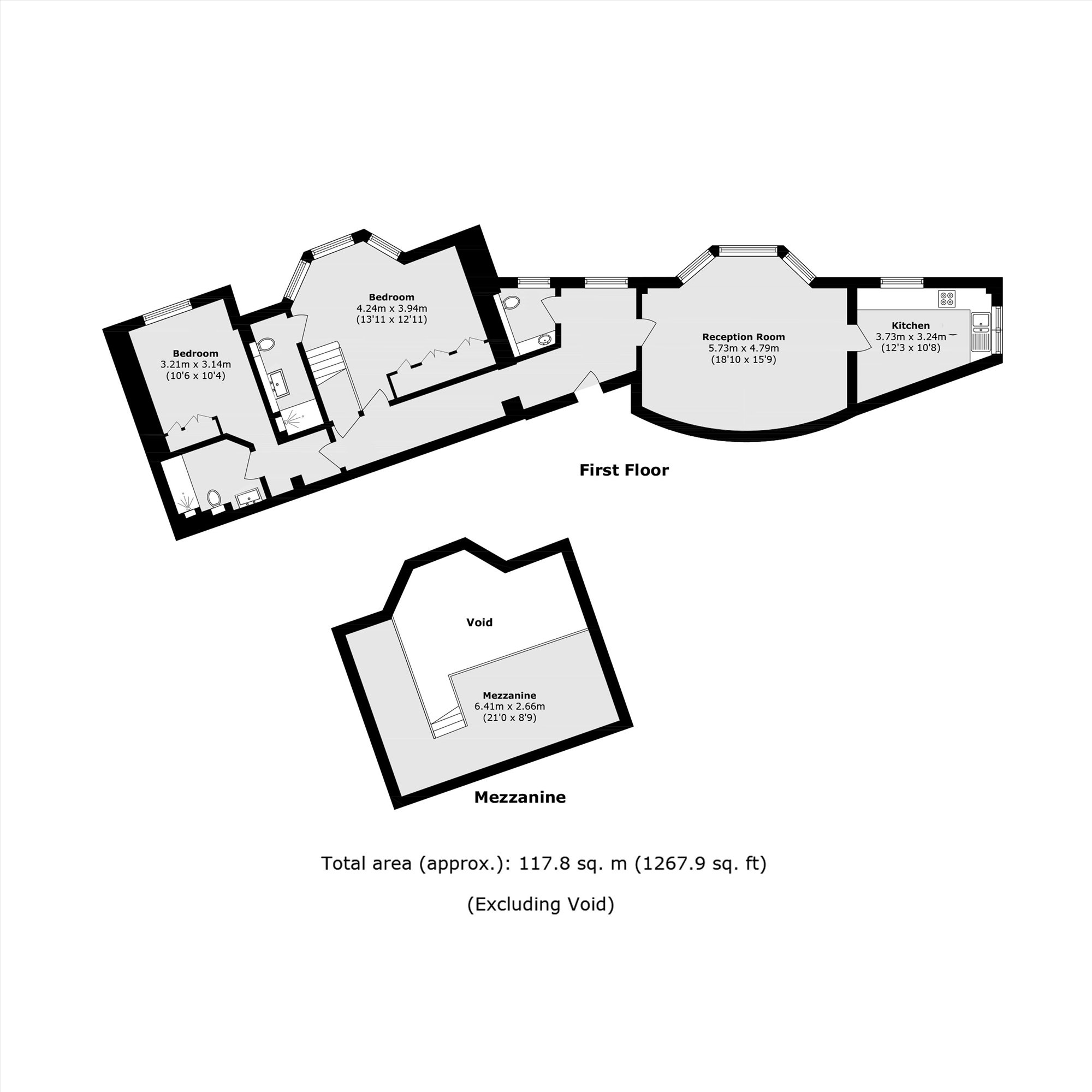 Flat 1, 1A, Grosvenor Gardens, London floorplan