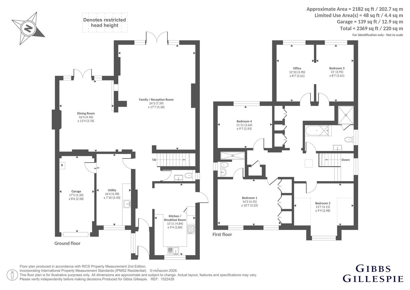94, Denham Lane, Gerrards Cross floorplan