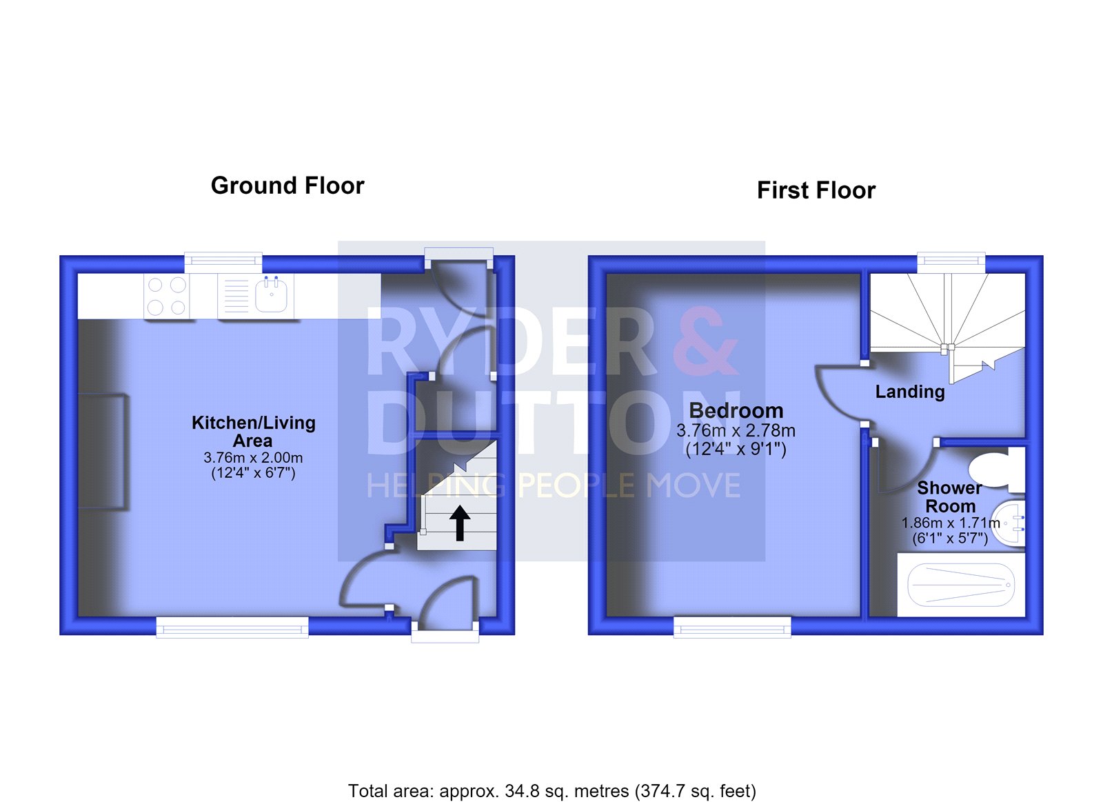 4, George Street, Mossley floorplan