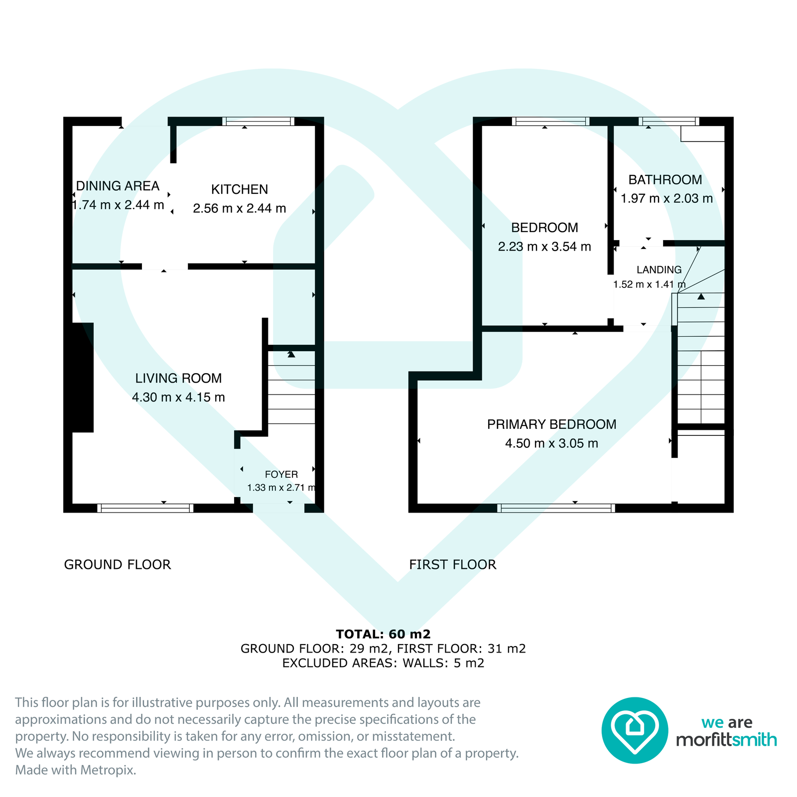 66, Fishponds Road West, Sheffield floorplan