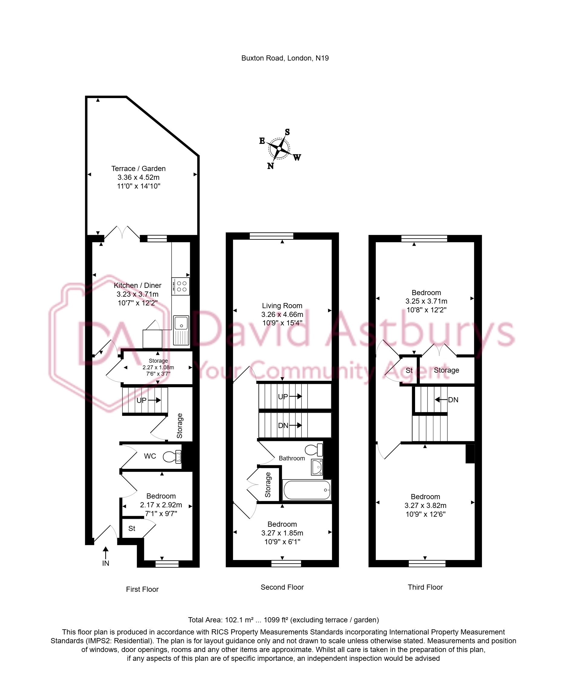 18, Buxton Road, Archway floorplan