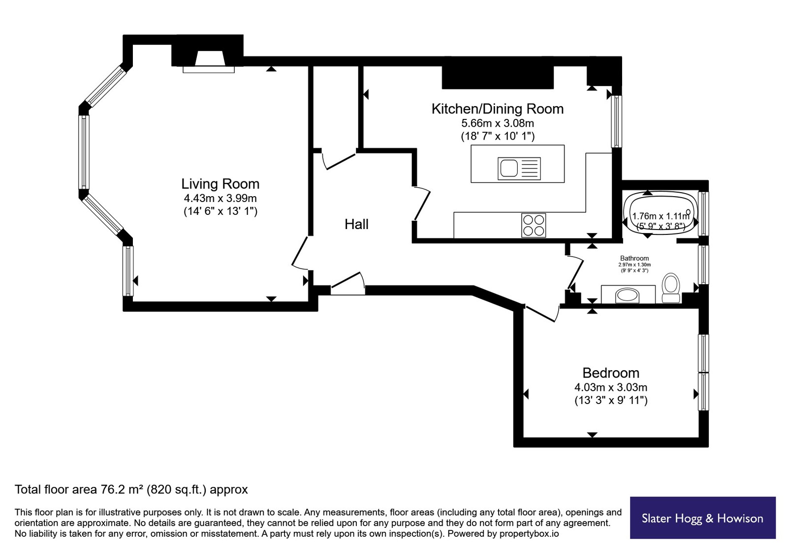 Airlie Street, Glasgow floorplan