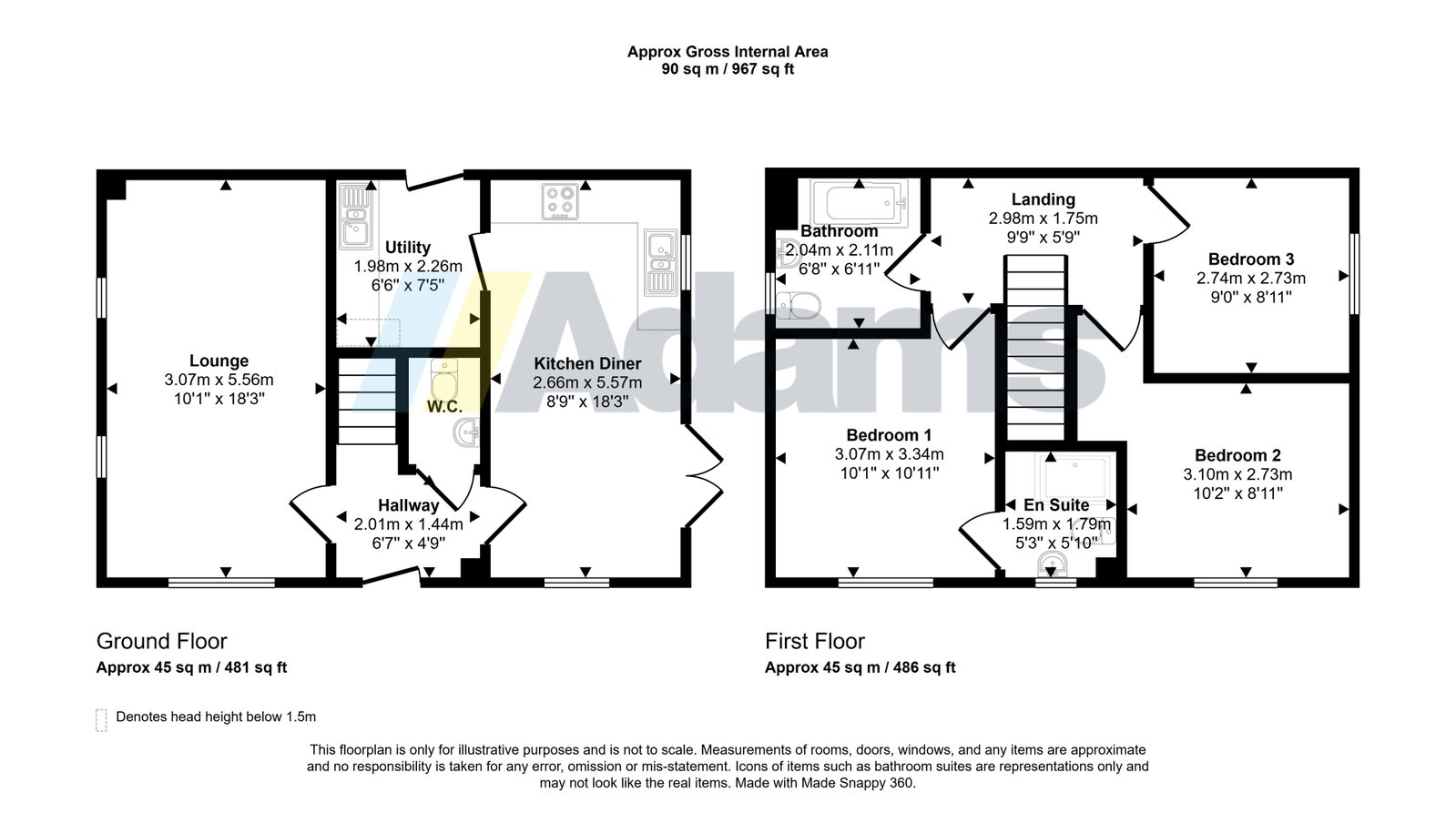 118, Wharford Lane, Runcorn floorplan