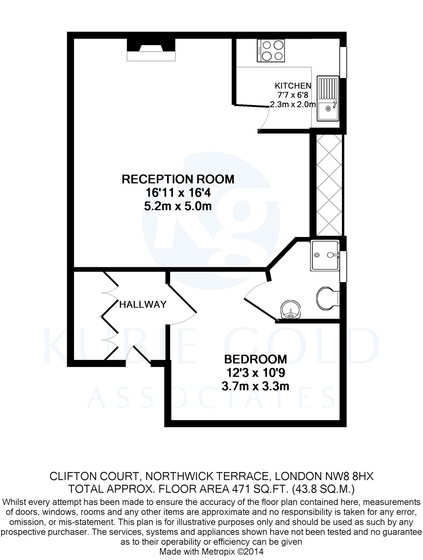 1 Bedrooms Flat to rent in Northwick Terrace, St Johns Wood, London NW8