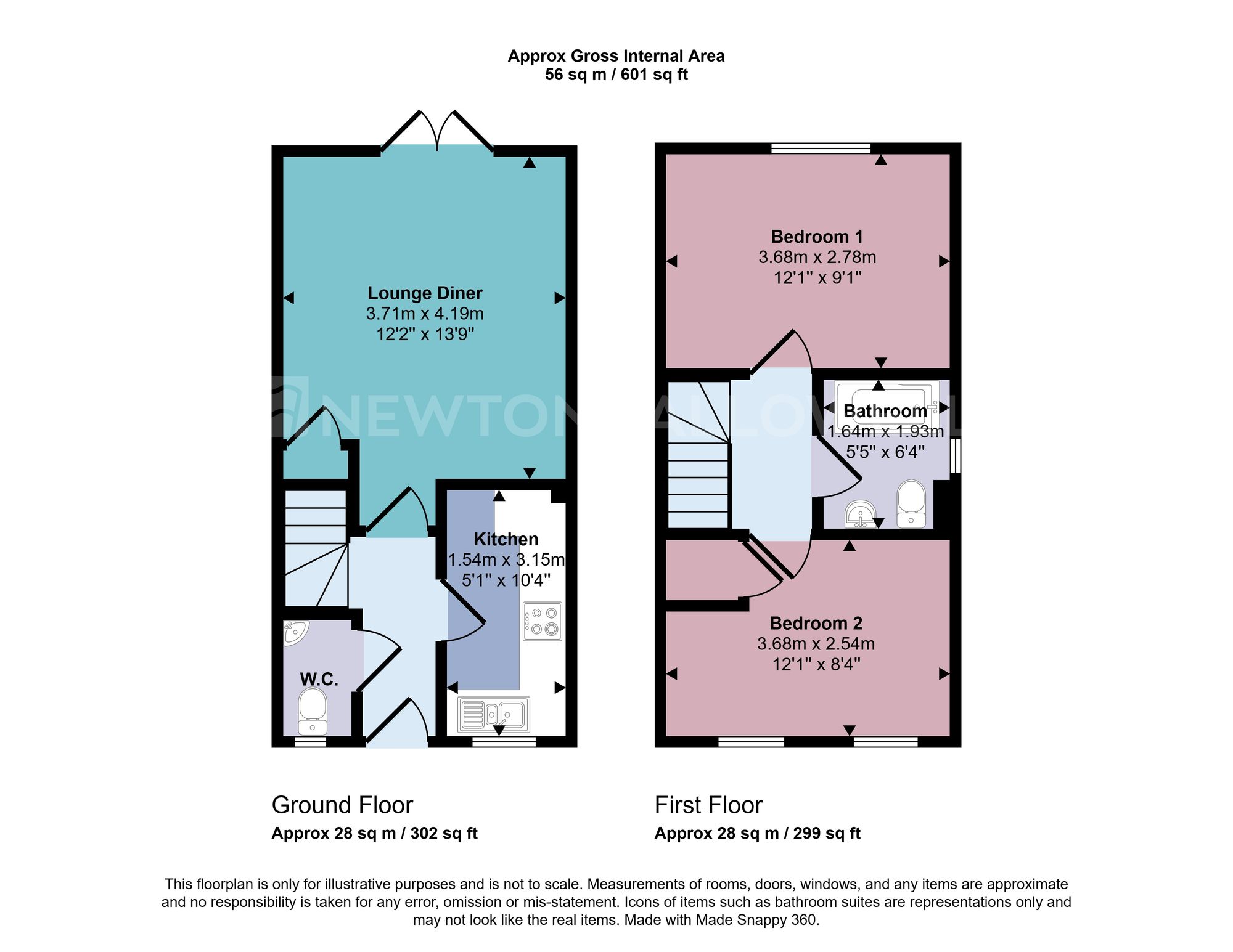 20 Farley Crescent, Ibstock floorplan