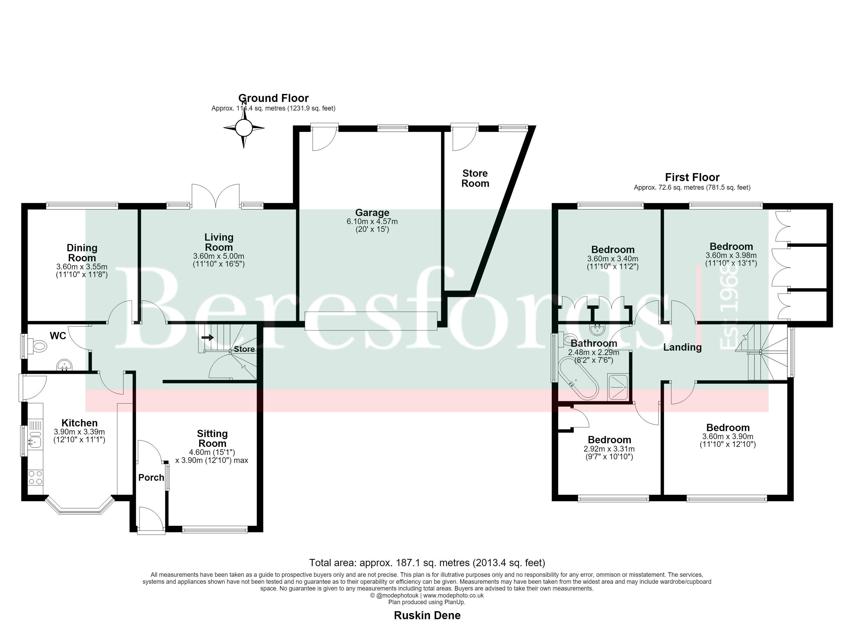 4, Ruskin Dene, Billericay floorplan