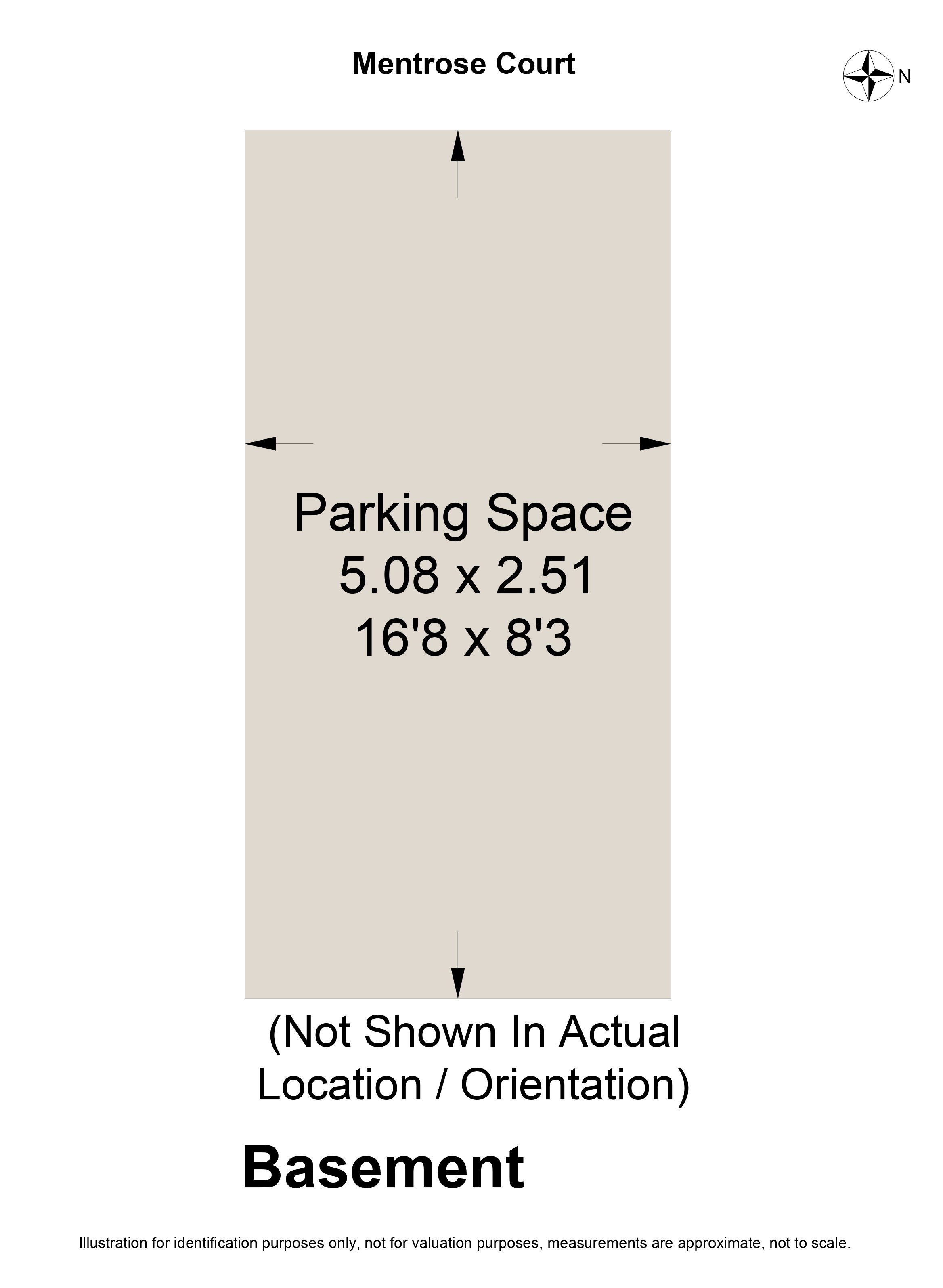 Parking Space 63, Montrose Court,, Princes Gate, London floorplan