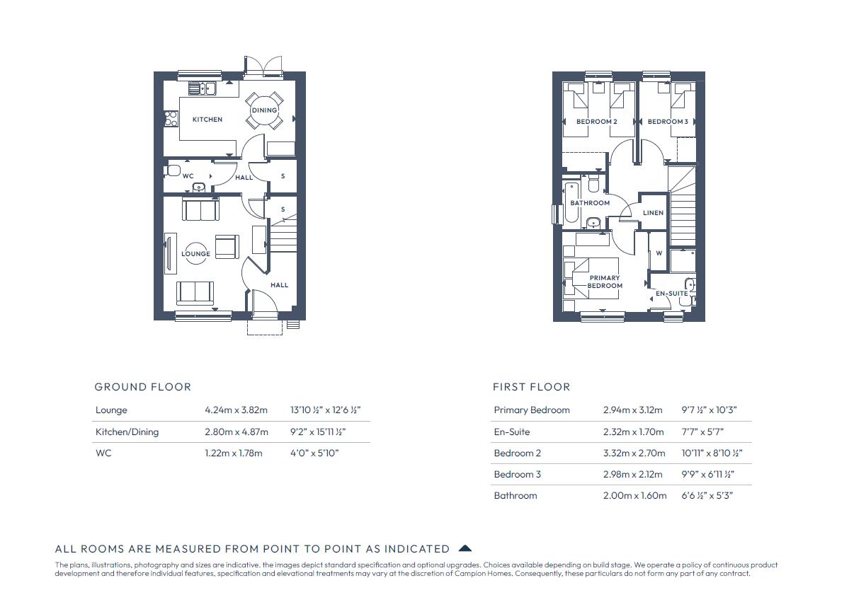 HOLLY PLOT 34, 4, Back Mair Walk, Leven floorplan
