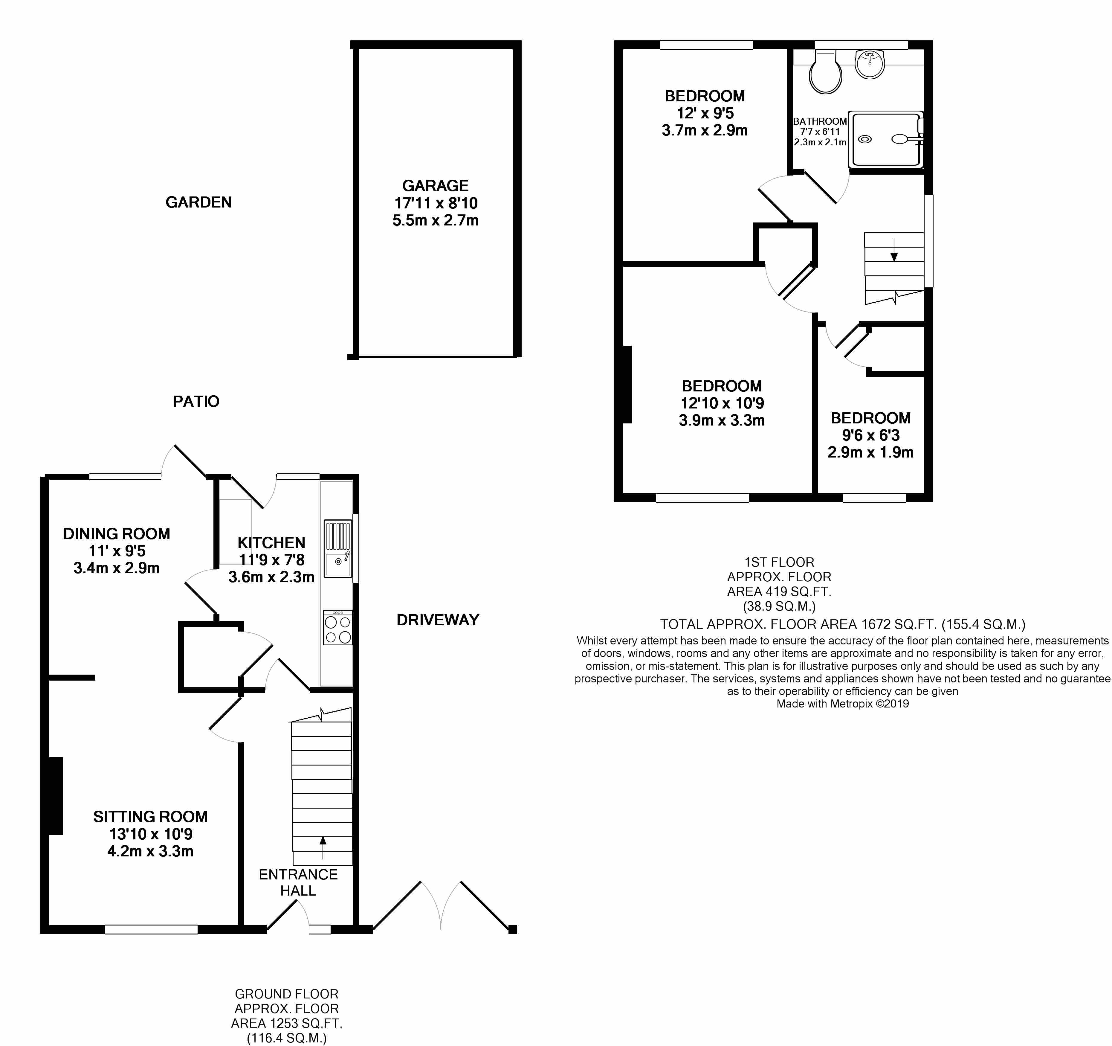 3 Bedrooms Semi-detached house for sale in Linden Way, Ripley, Woking GU23