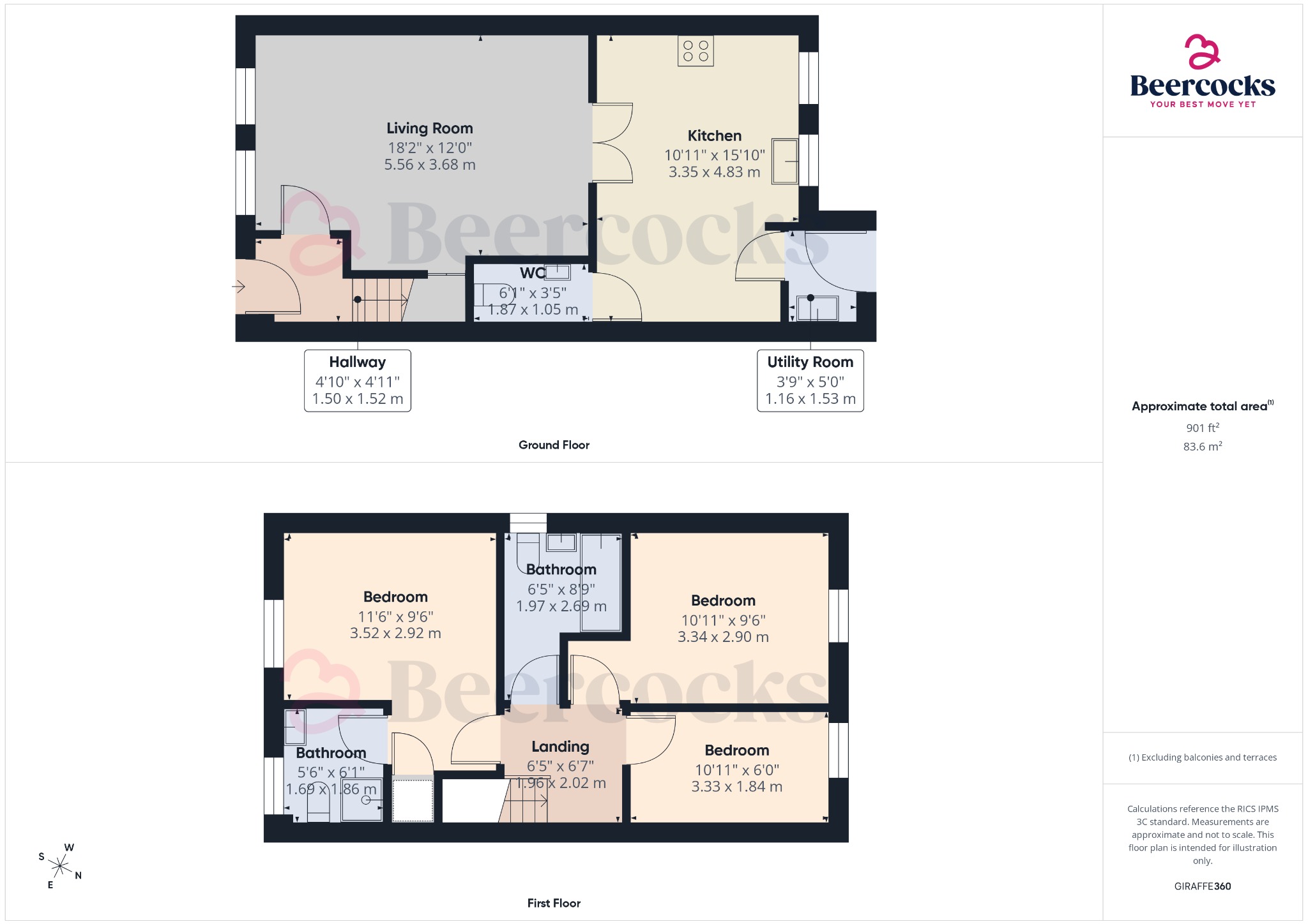 43, New Forest Way, Hull floorplan