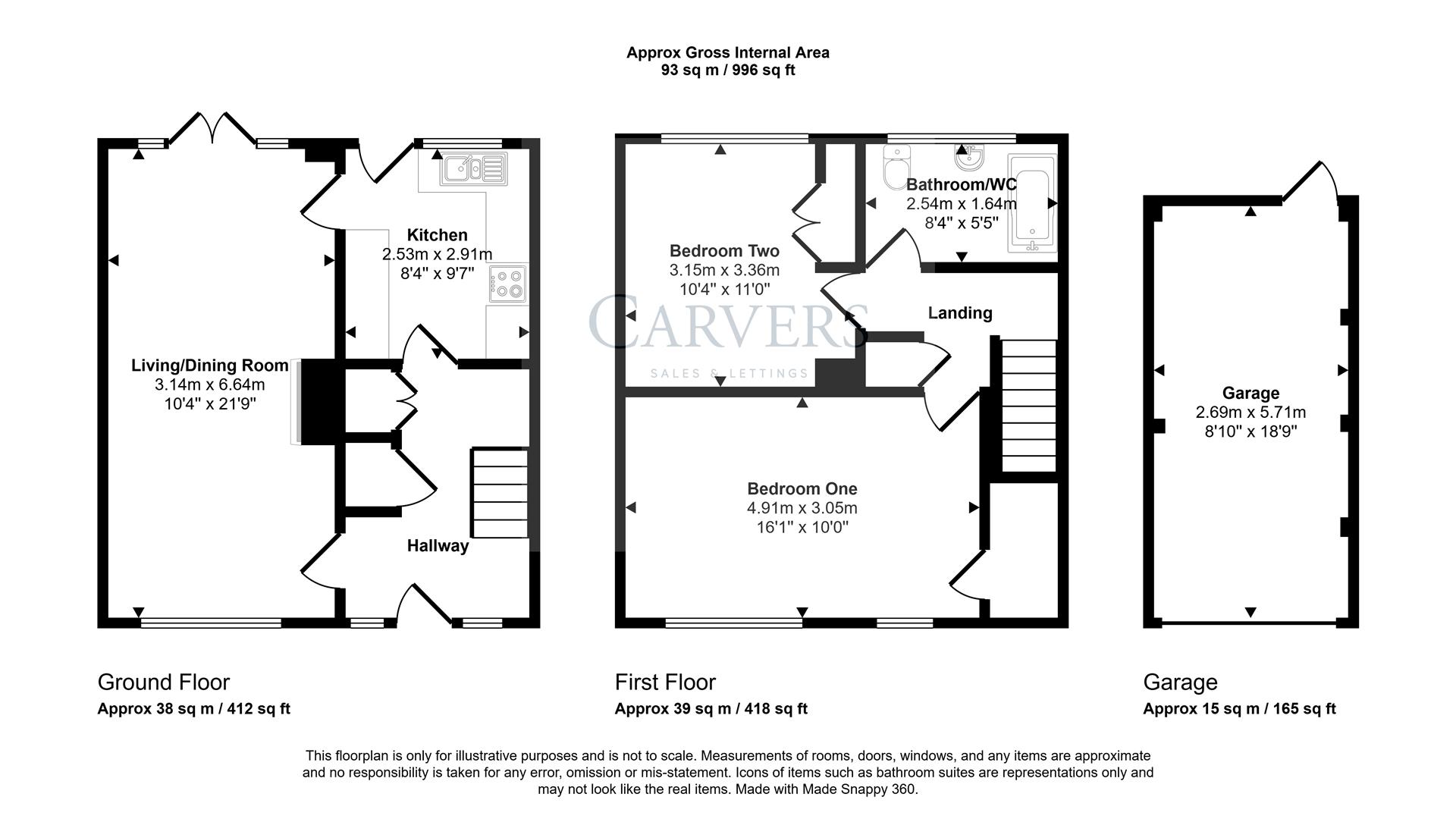 87, Langdale Place, Newton Aycliffe floorplan