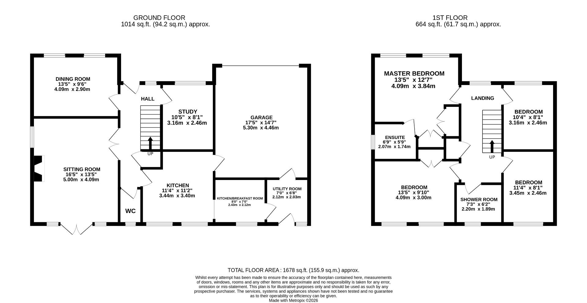 Cob House, 3 Swan Street, Wittersham floorplan