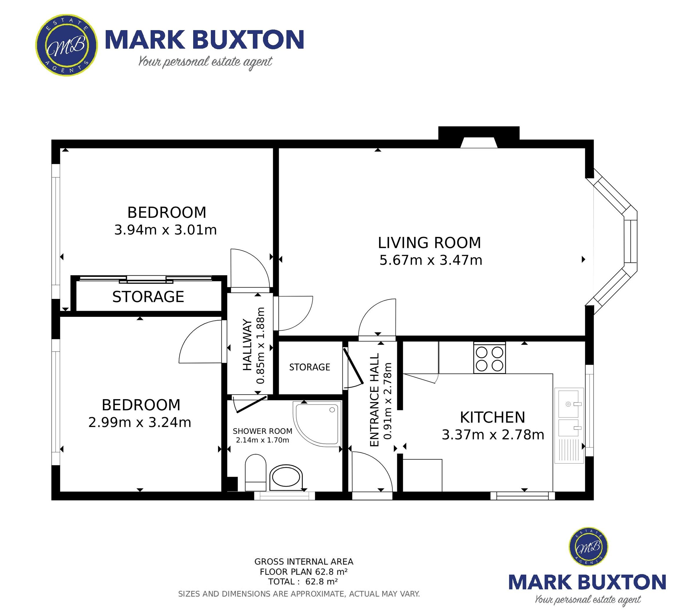 1 Orkney Avenue, Stoke-on-Trent floorplan