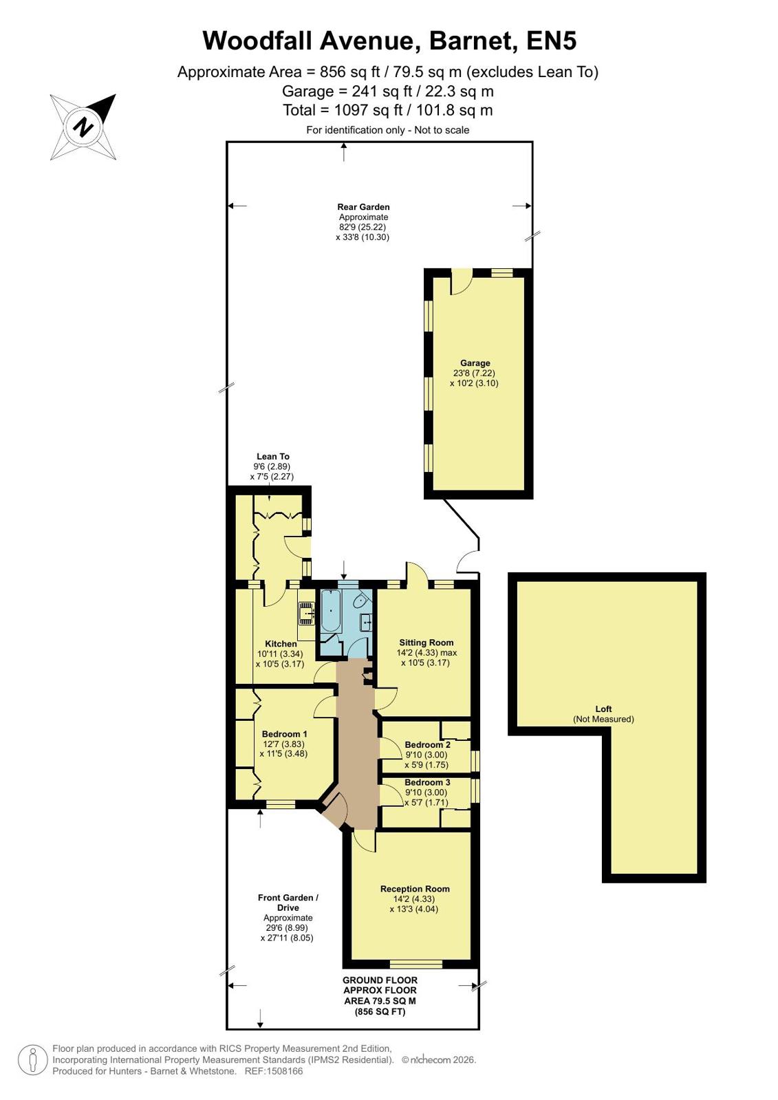 36, Woodfall Avenue, Barnet floorplan