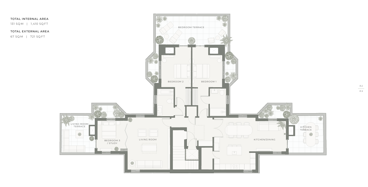 Evershed Walk, Chiswick, London floorplan