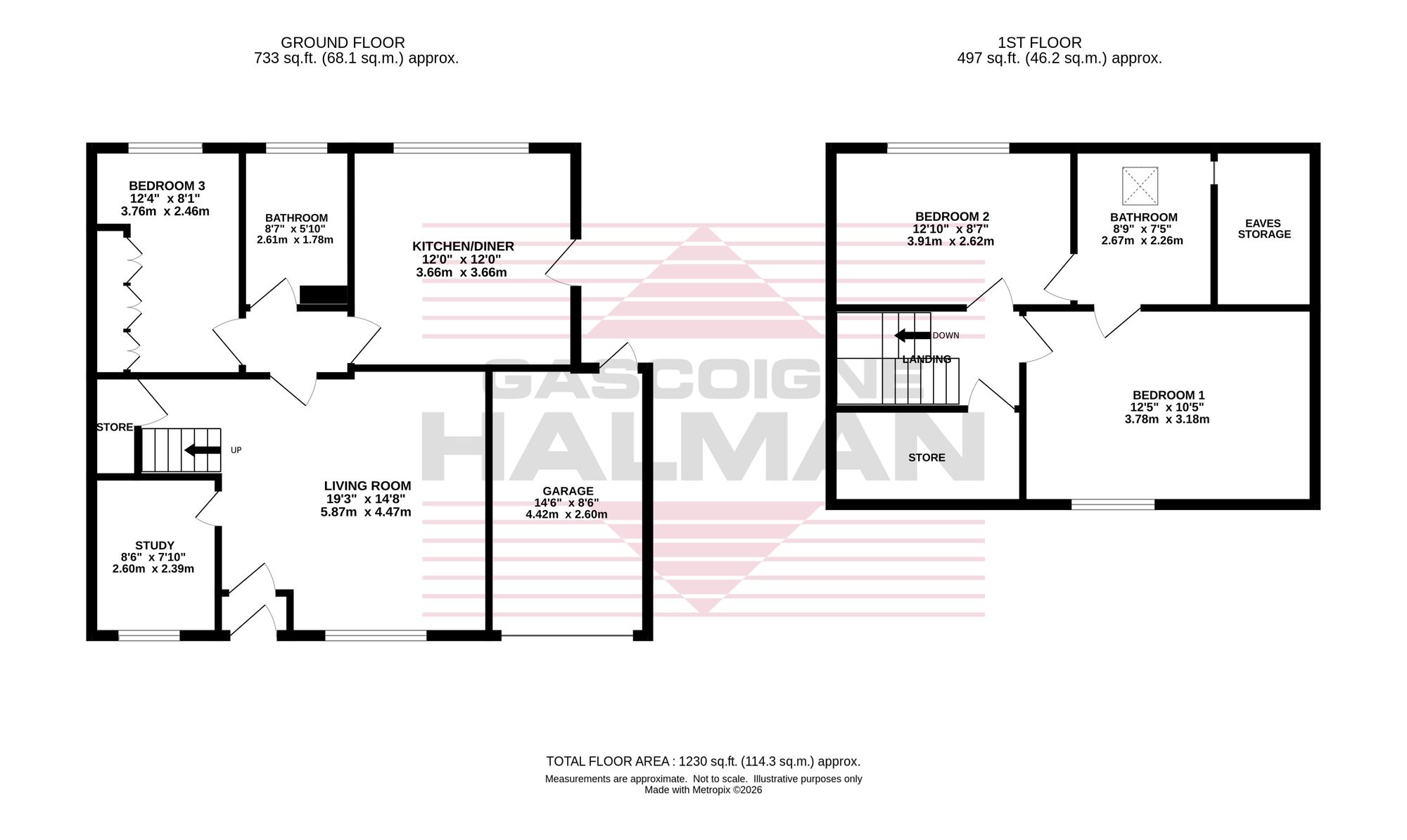 20 Victoria Way, Stockport floorplan