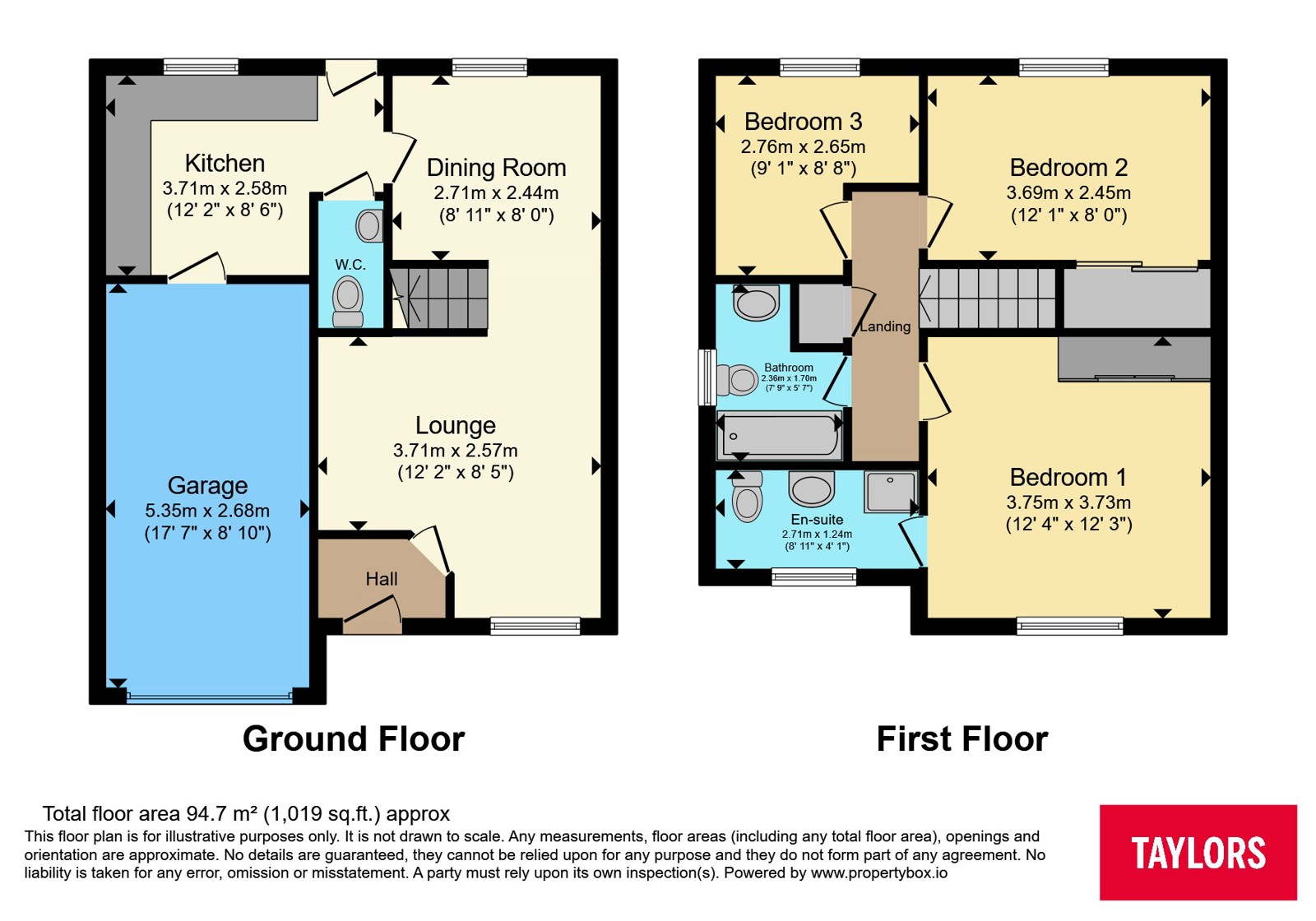 9, Quarry Way, Bristol floorplan
