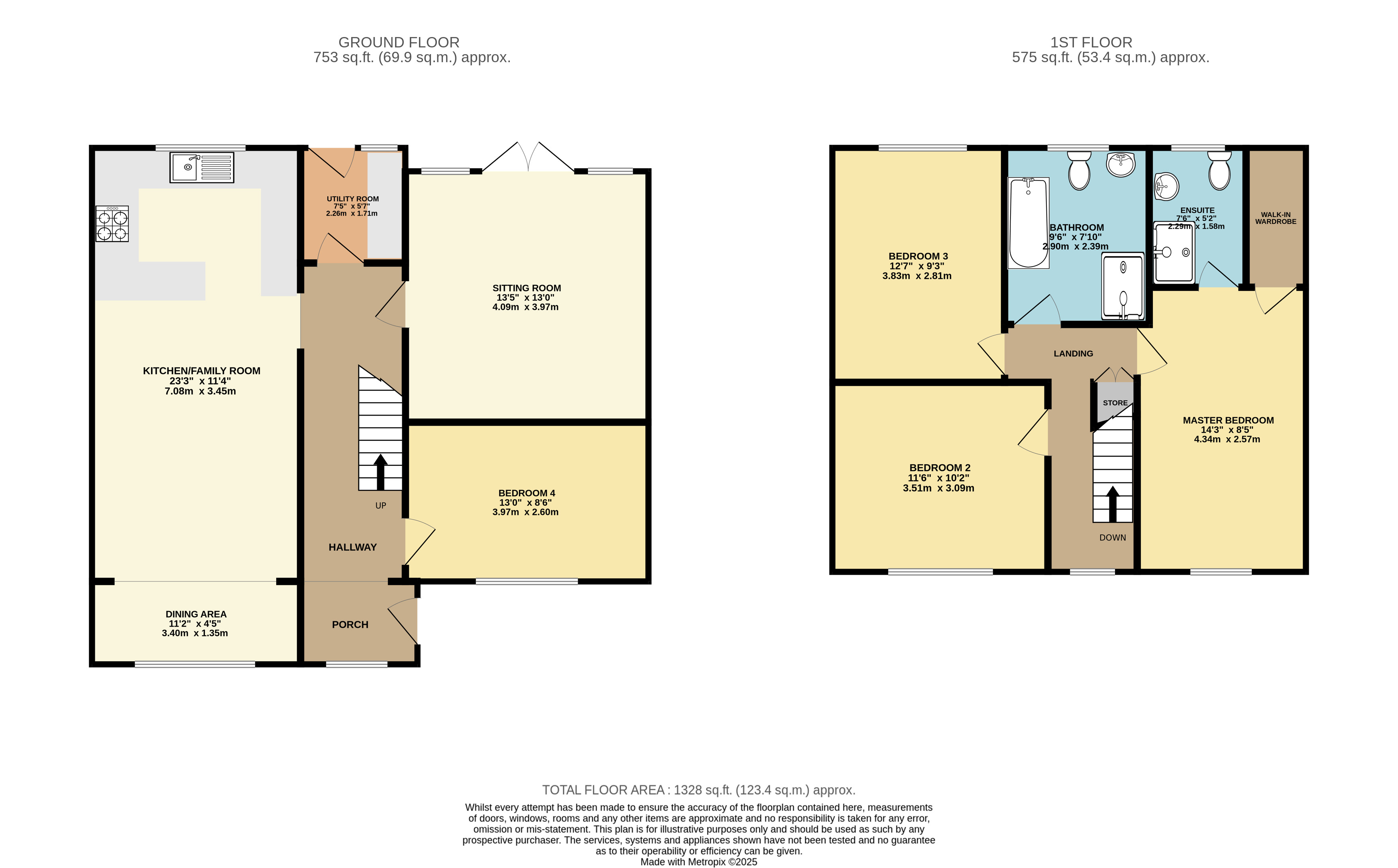 15, Summers Road, Bedfordshire floorplan