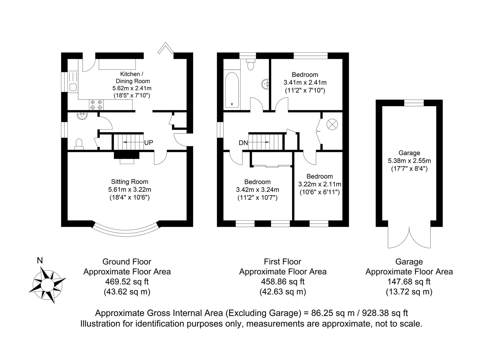 48 Mill Road, Lewes floorplan