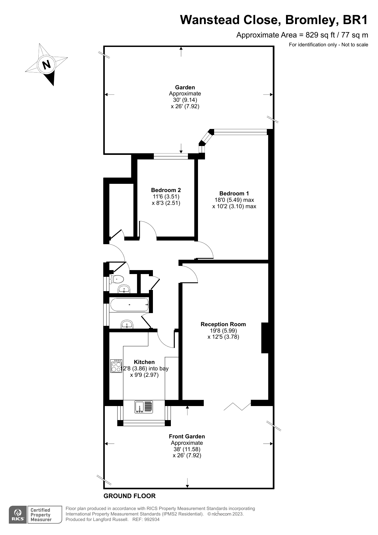 Wanstead Close, Bromley BR1, 2 bedroom for sale 65021476