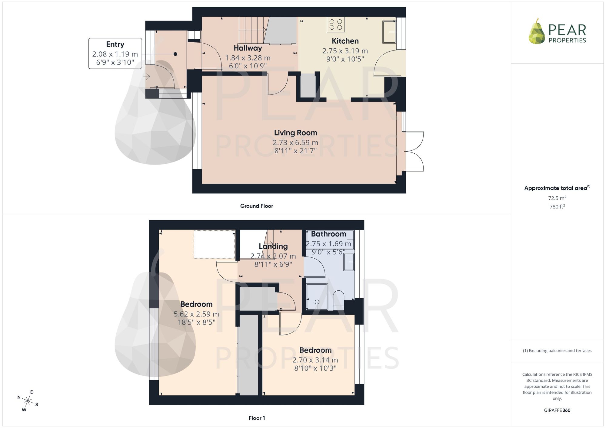 51 Test Road, Lancing floorplan