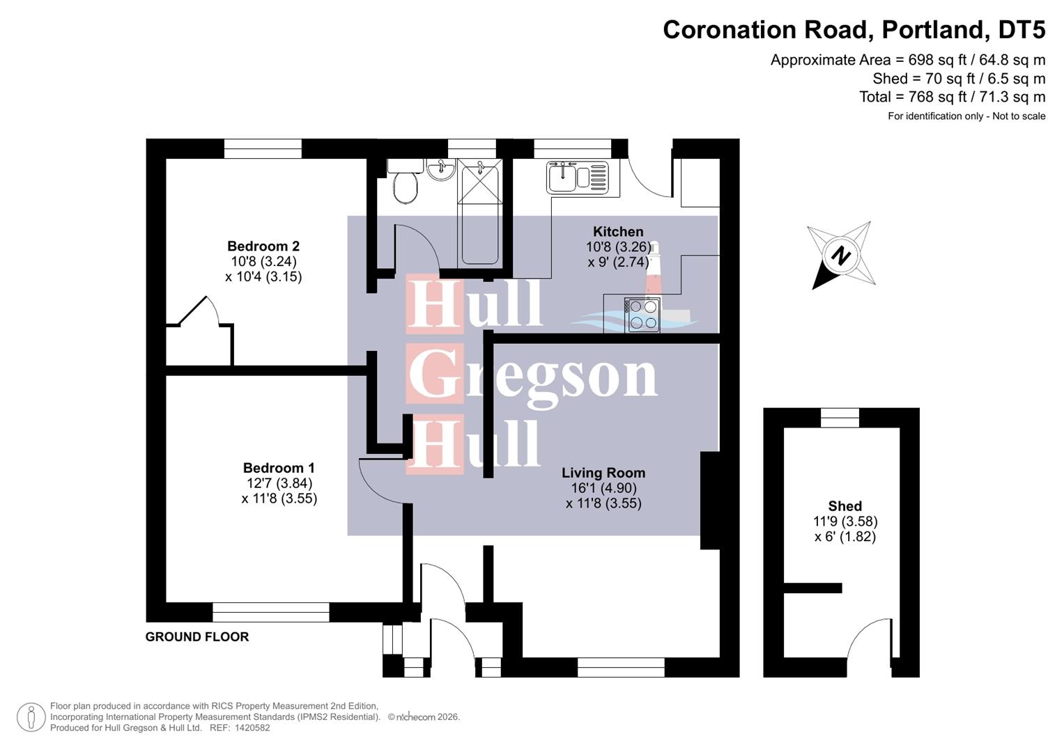 34, Coronation Road, Portland floorplan